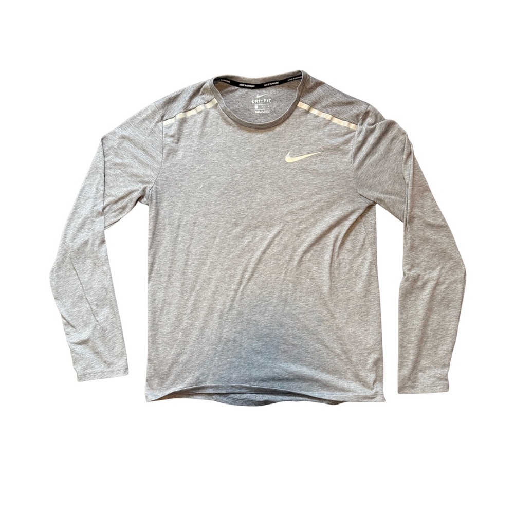 Nike Element Dri-FIT Running Crew Gray Men’s Medium Long Sleeve